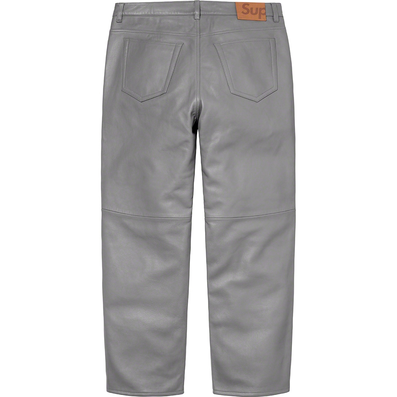 Leather 5-Pocket Jean view 4